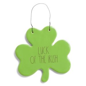 Rae Dunn Shamrock Plaque